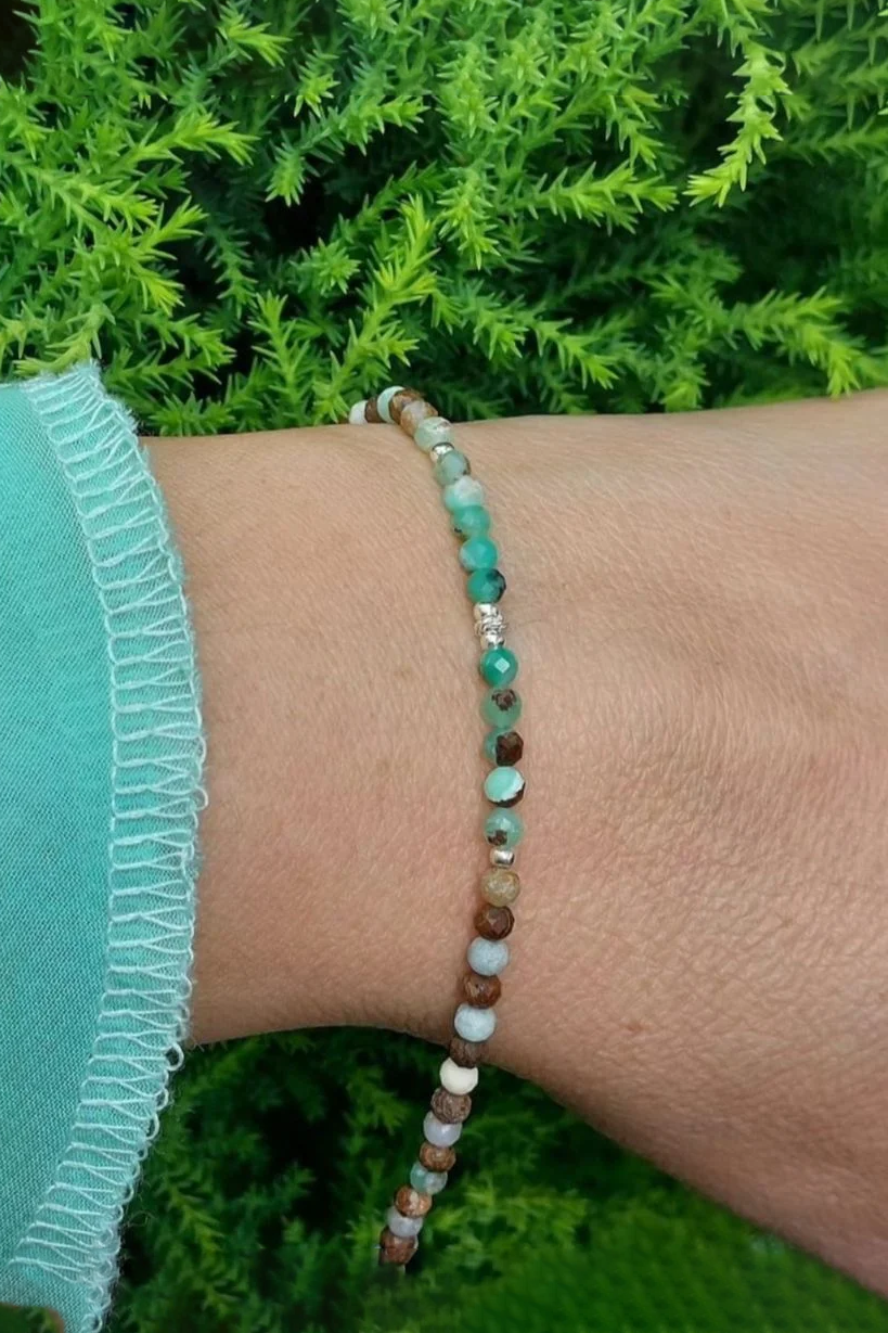 Pulsera en gema Esmeralda Pulsera en gema Esmeralda - Imagen 1