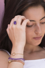 Anillo Amatista Africana