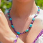 Collar Amatista y Amazonita