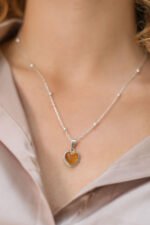 Collar Citrino en plata 950