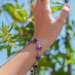 Pulsera Amatista en plata 950