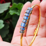 Pulsera labradorita enchapado en oro 18K